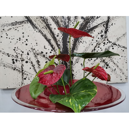 Art composizione di fiori stilizzata